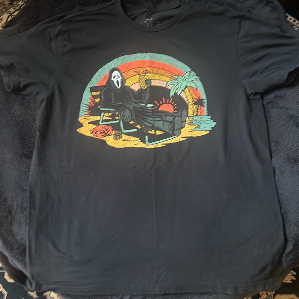 Ghost Face on Vacation Tshirt